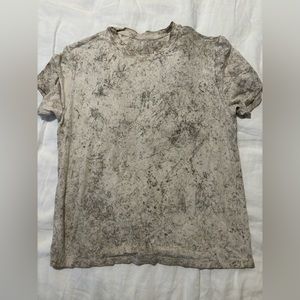 Lululemon All Yours Tee size 10 women’s acid wash